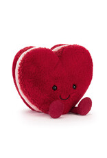 Jellycat Amuseables Arlette Heart Macaron Red