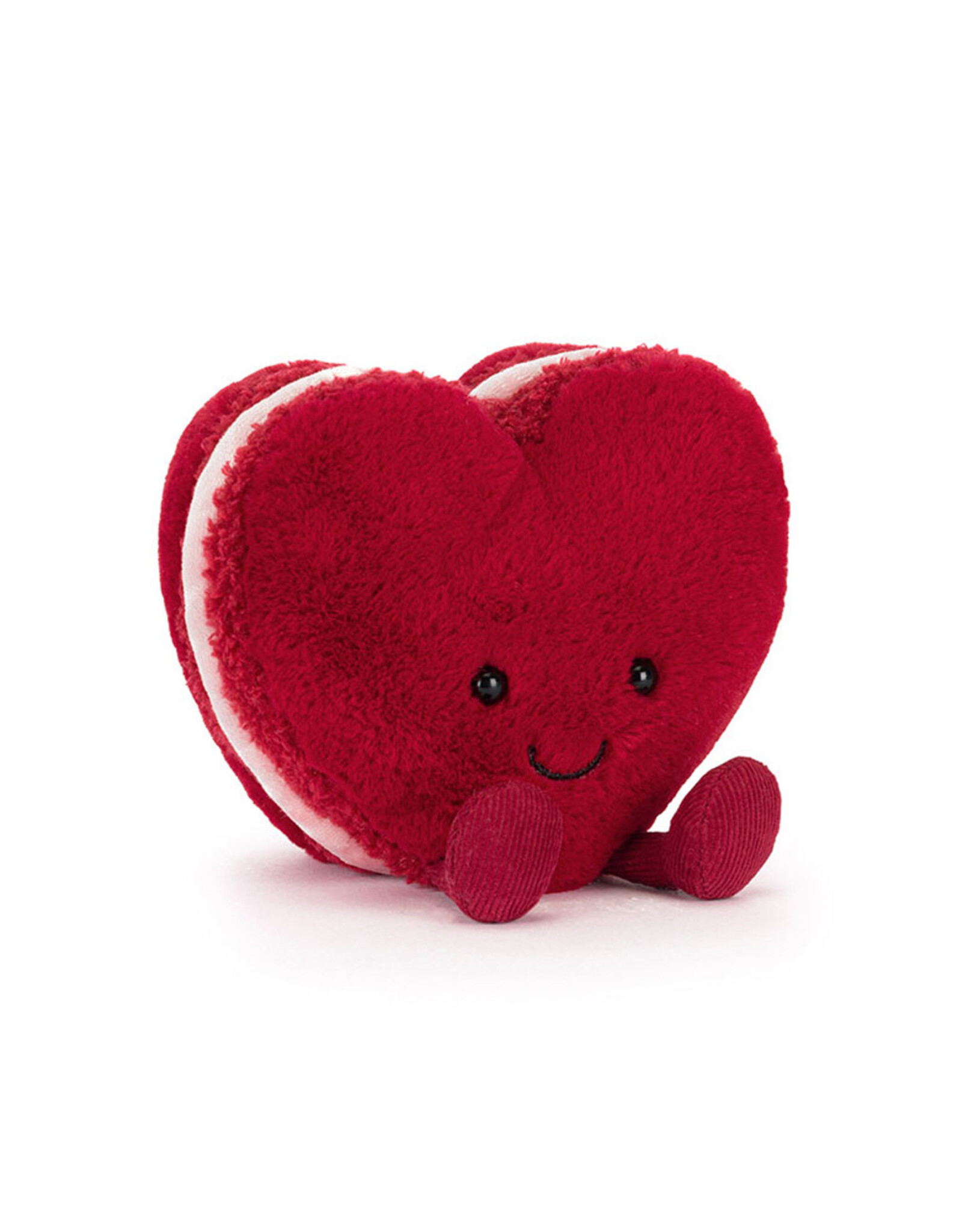 Jellycat Amuseables Arlette Heart Macaron Red