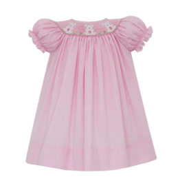 Petit Bebe Bunnies Smocked Bishop Dress