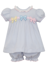 Claire and Charlie 5002C Pastel Bows Bloomer Set