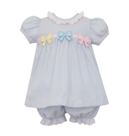 Claire and Charlie Pastel Bows Bloomer Set