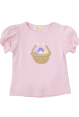 Luigi S26 Ruffle Shirt Pink Easter Basket