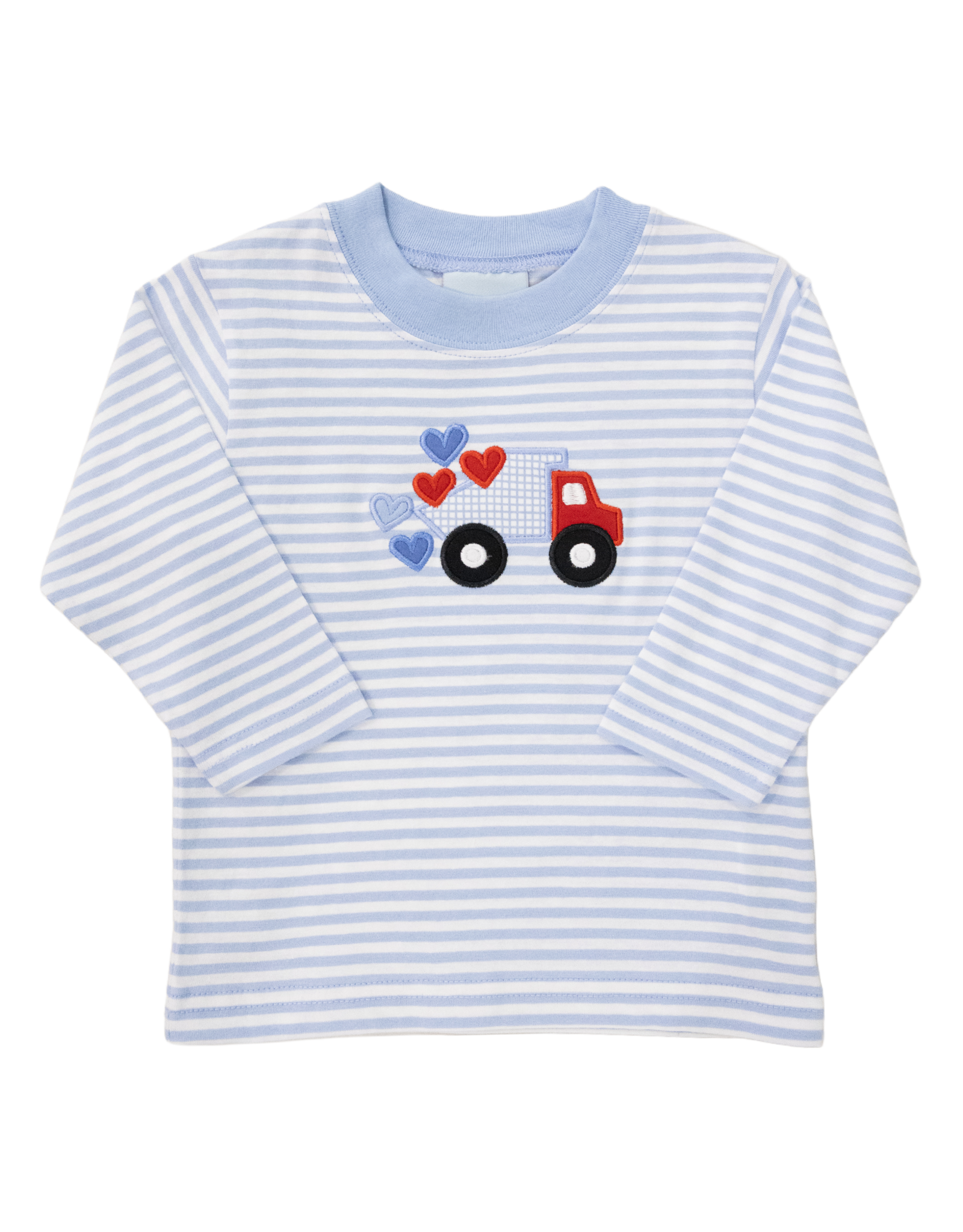 The Smiley Crab S26 LS Shirt Sky Stripe Dump Truck Hearts