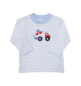 The Smiley Crab Long Sleeve Shirt Sky Stripe Dump Truck Hearts