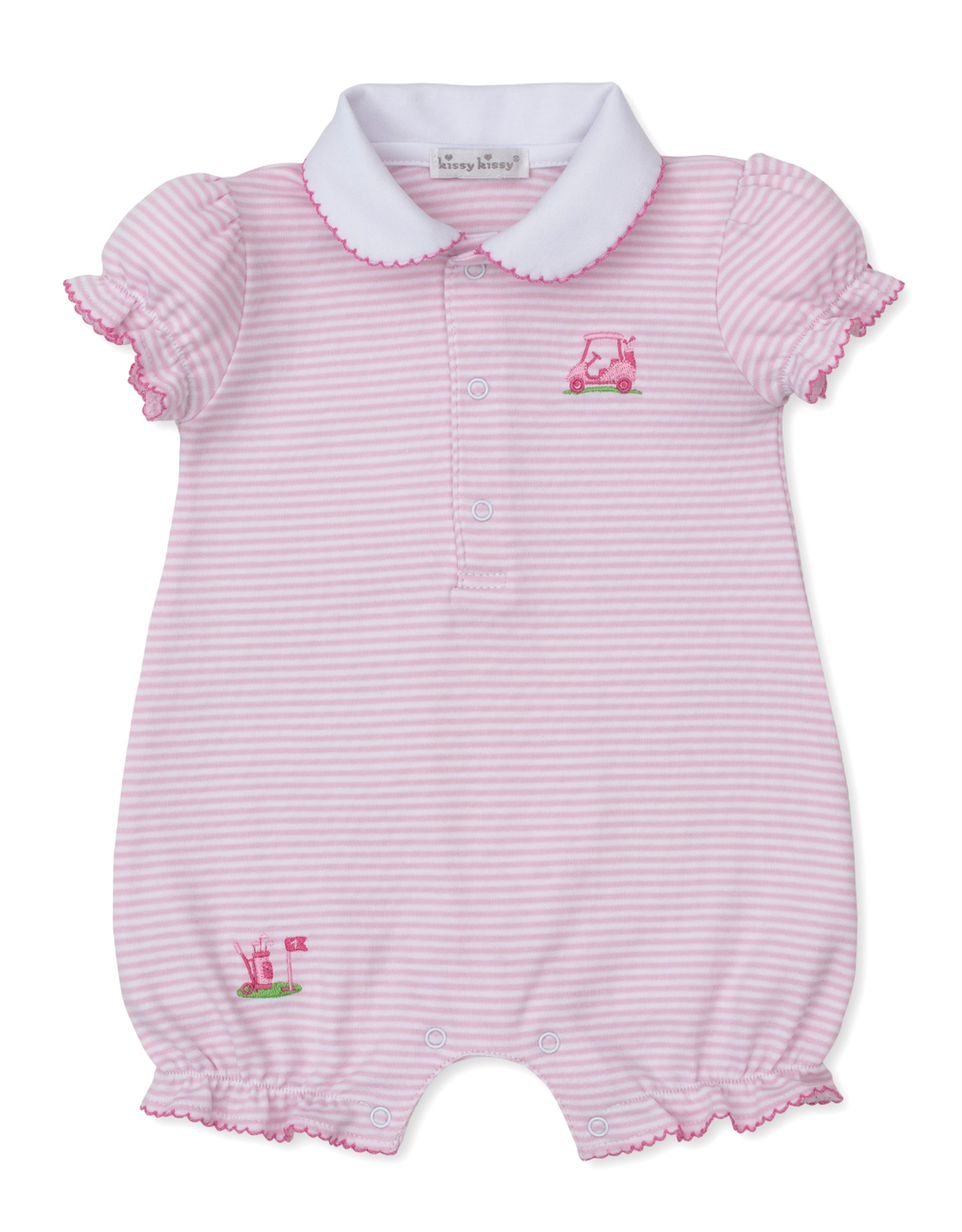 Kissy Kissy Golf Championship Short Playsuit Pink