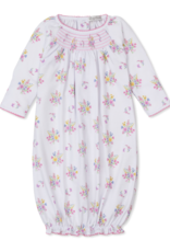 Kissy Kissy Pastel Gardens Smocked Sack Gown