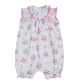 Kissy Kissy Pastel Gardens Playsuit Smocked Print