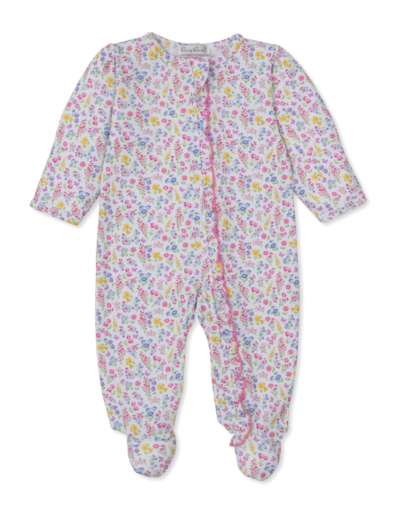 Kissy Kissy Pastel Gardens Zip Footie