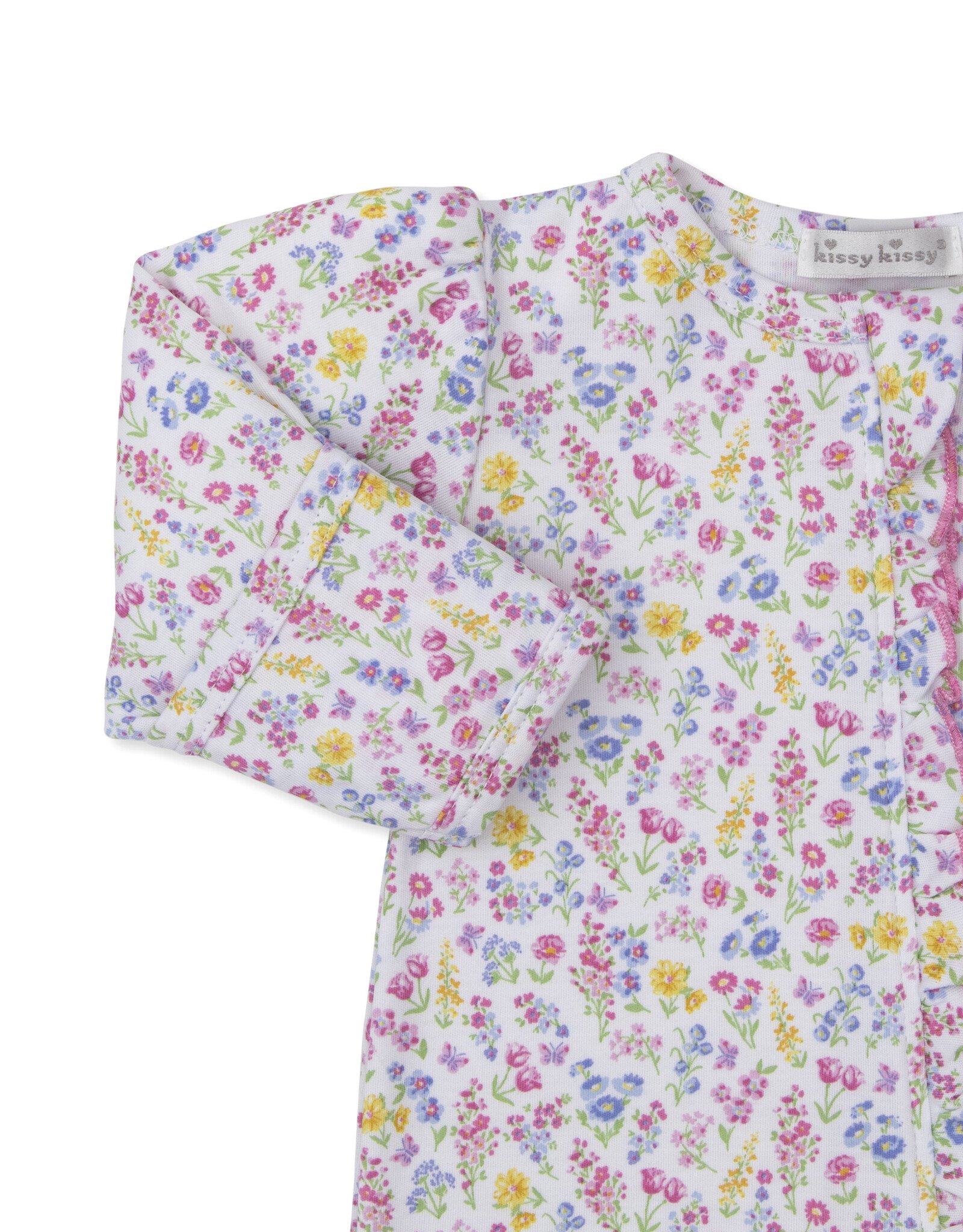 Kissy Kissy Pastel Gardens Zip Footie