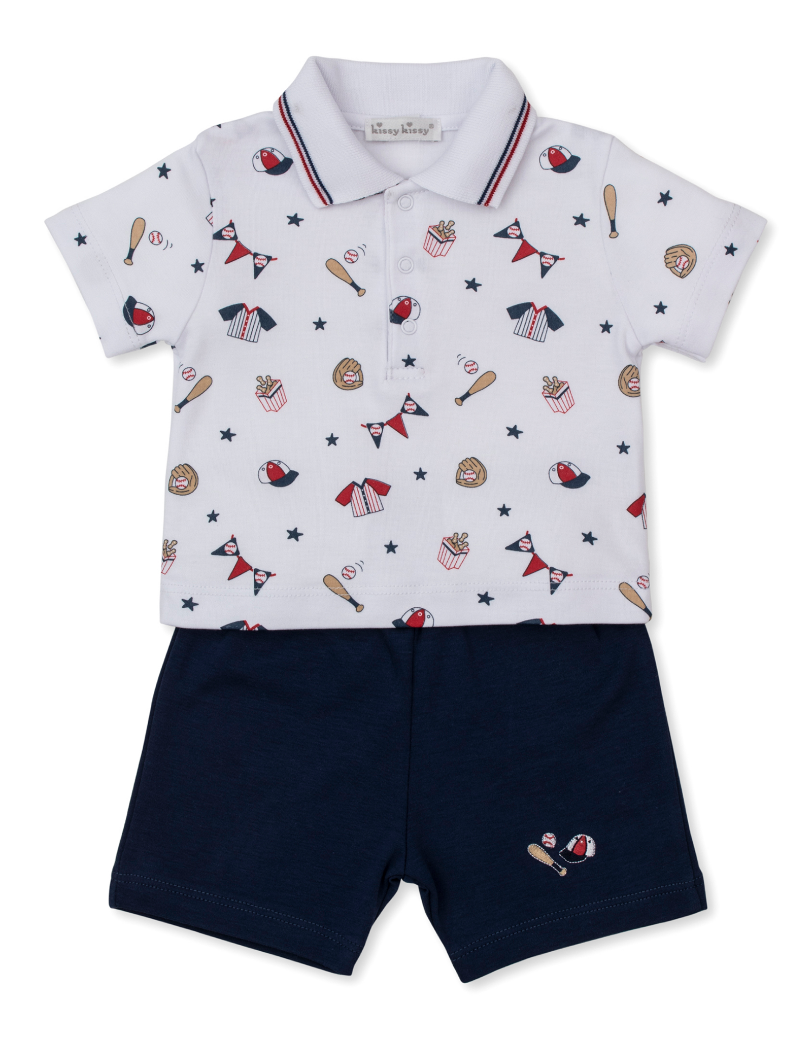 Kissy Kissy Fly Ball Bermuda Short Set