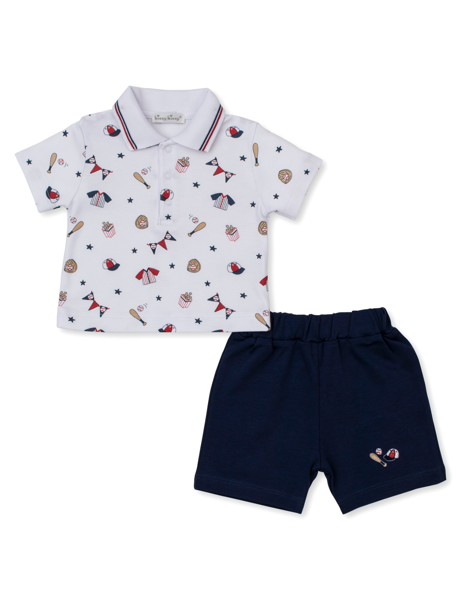 Kissy Kissy Fly Ball Bermuda Short Set