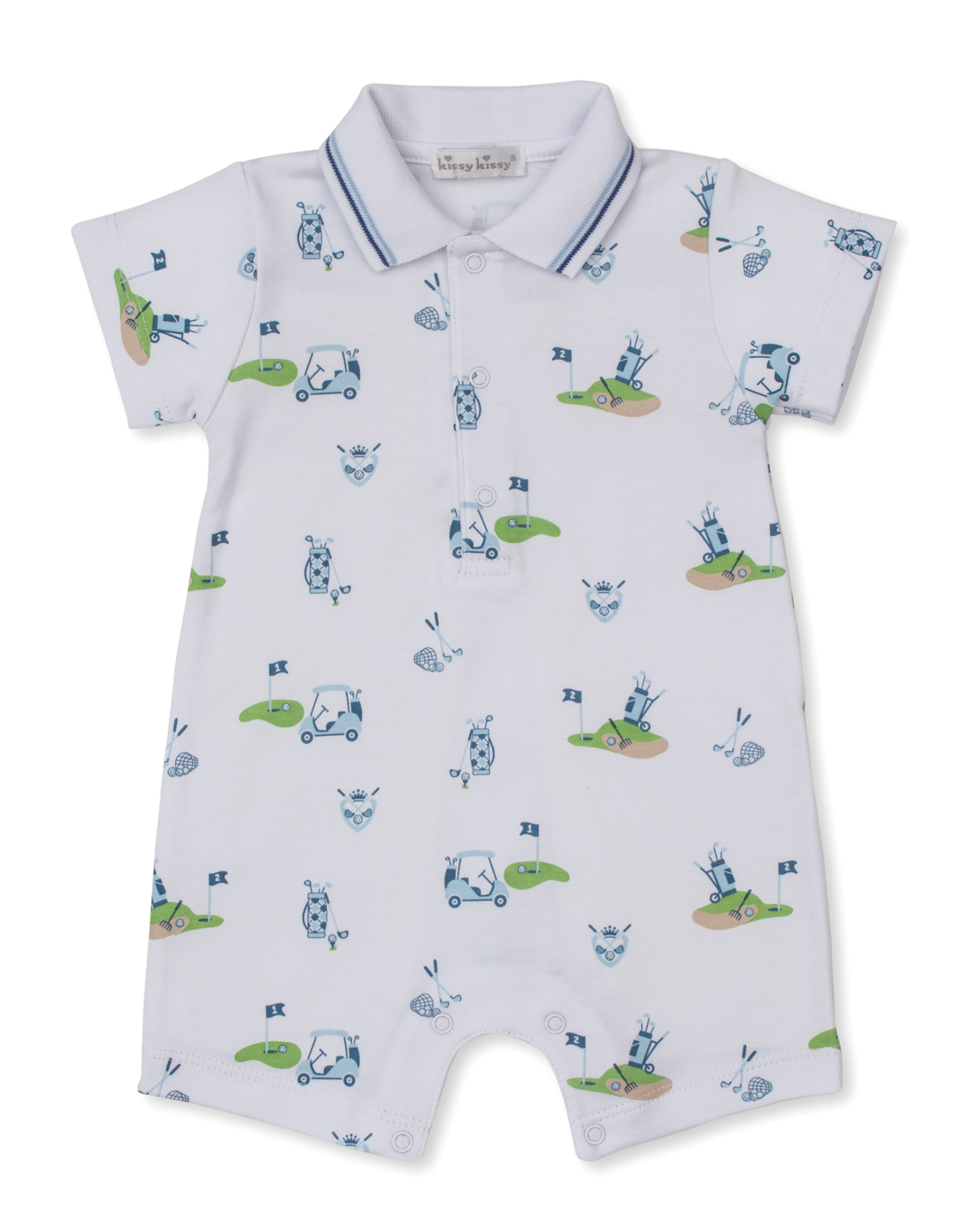 Kissy Kissy Golf Championship Short Playsuit Blue