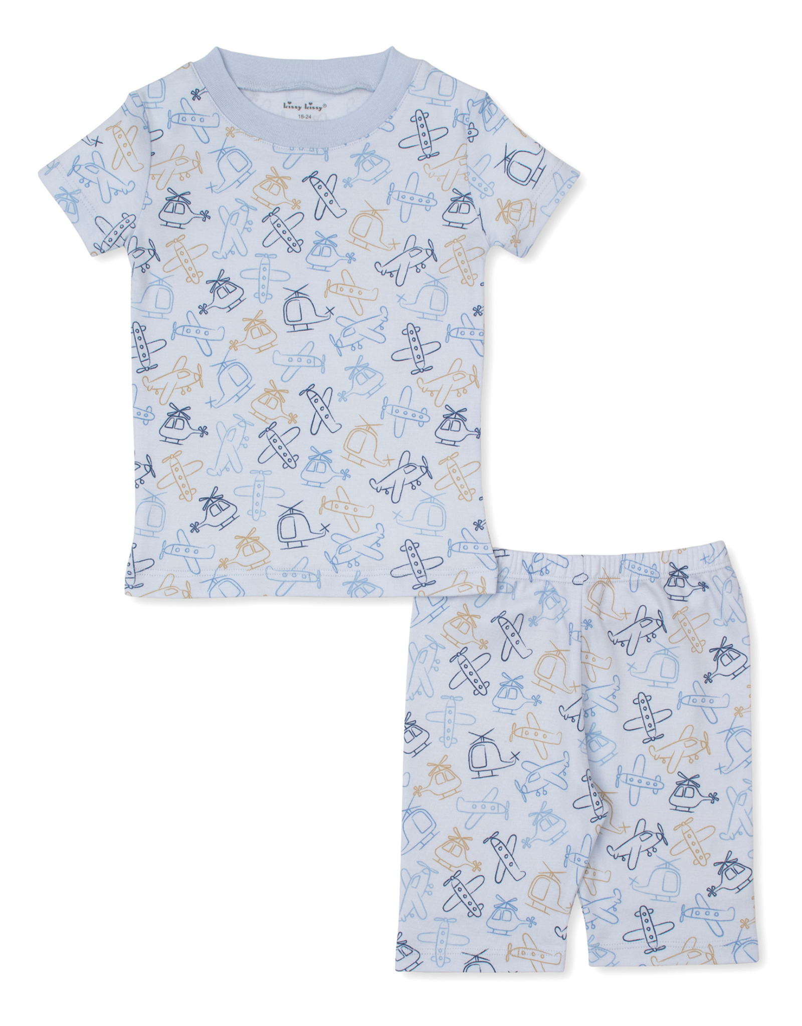 Kissy Kissy Air Travel Short 2pc PJ