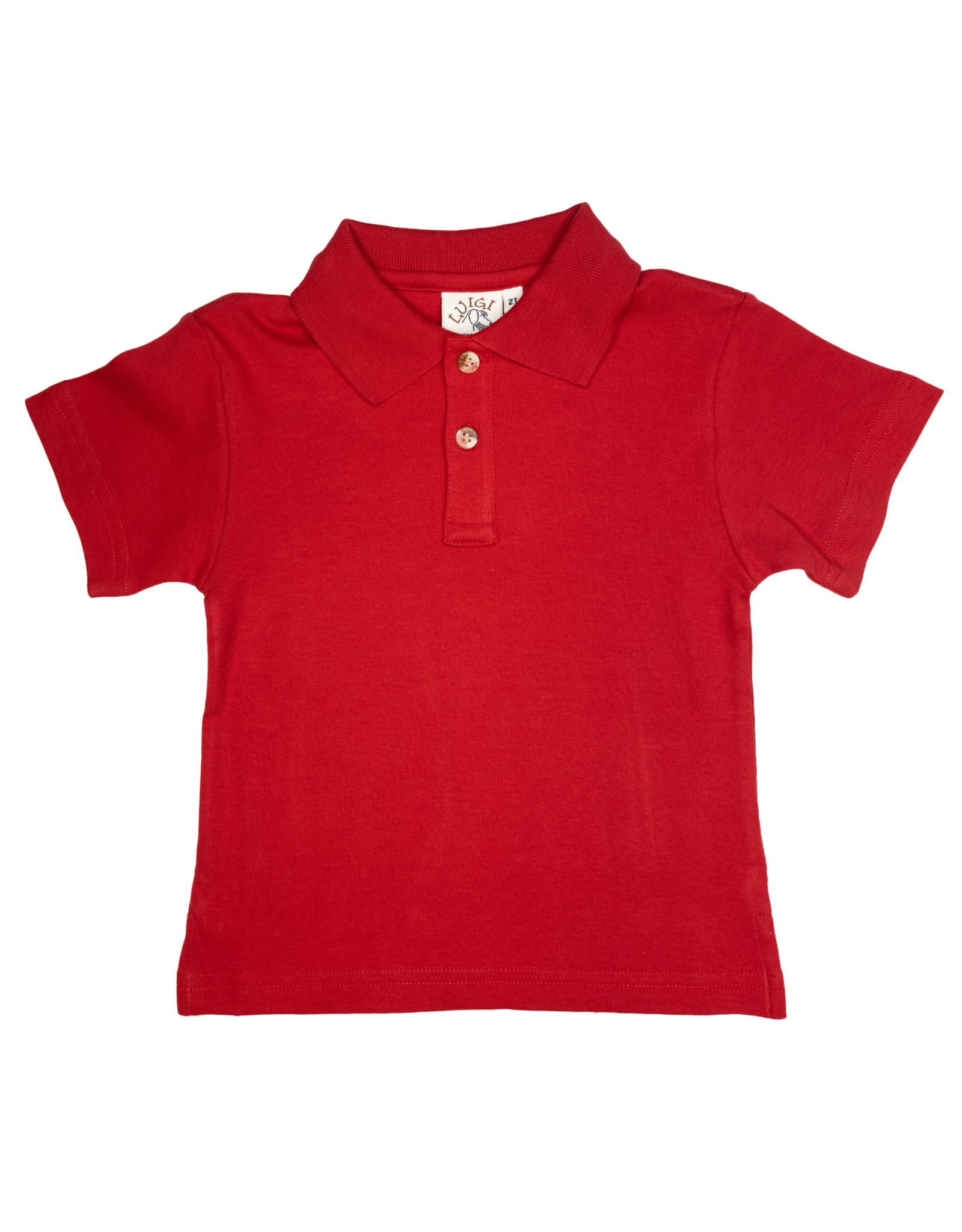 Luigi ITP017 S/S Solid Polo 81 Red