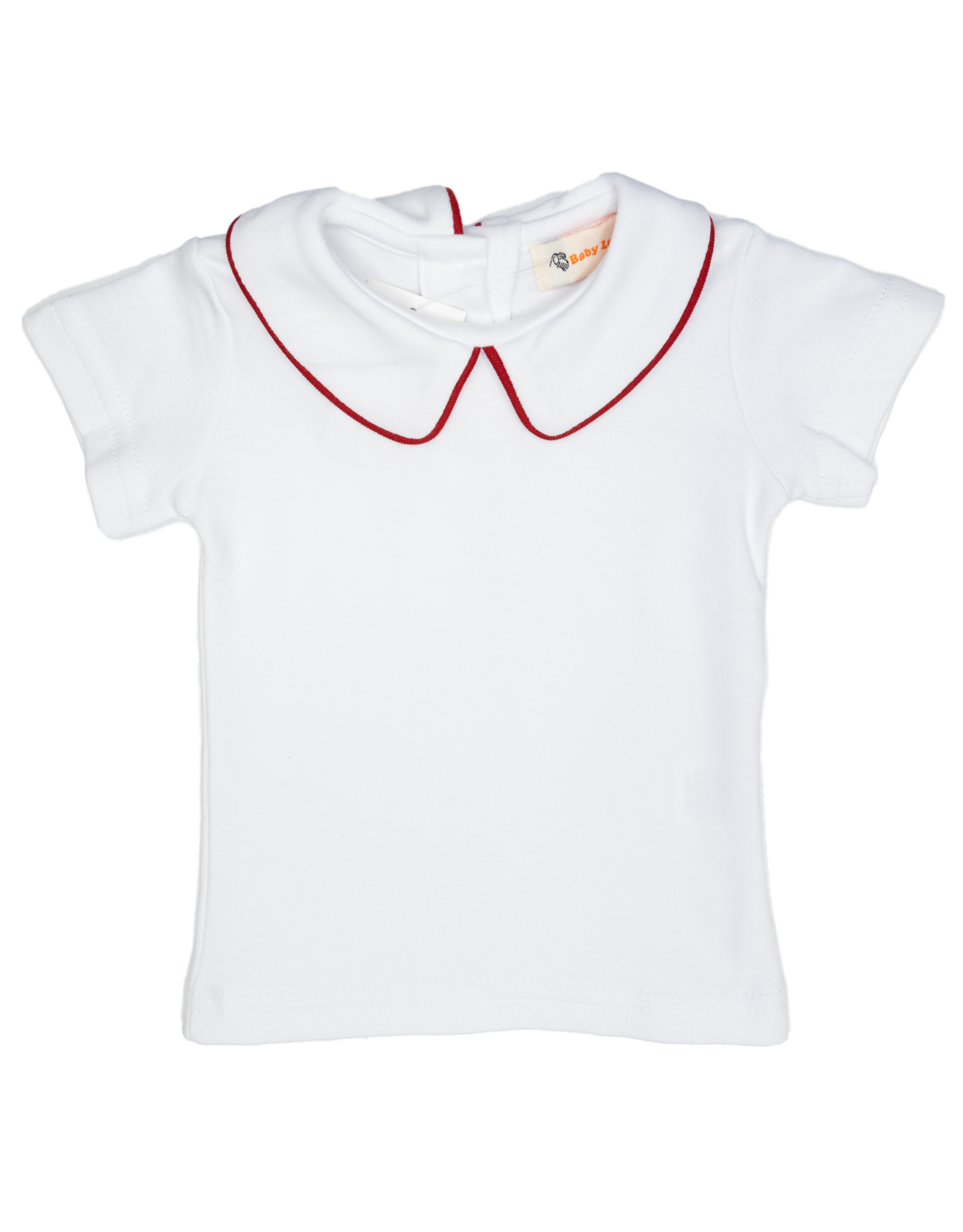 Luigi KB070 SS Collared Shirt White/Red