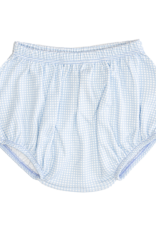 Luigi IDC005P Gingham Diaper Cover Lt. Blue