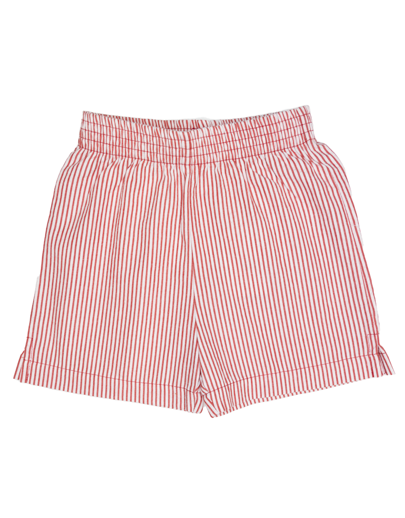 Luigi BASH006 Seersucker Short Red