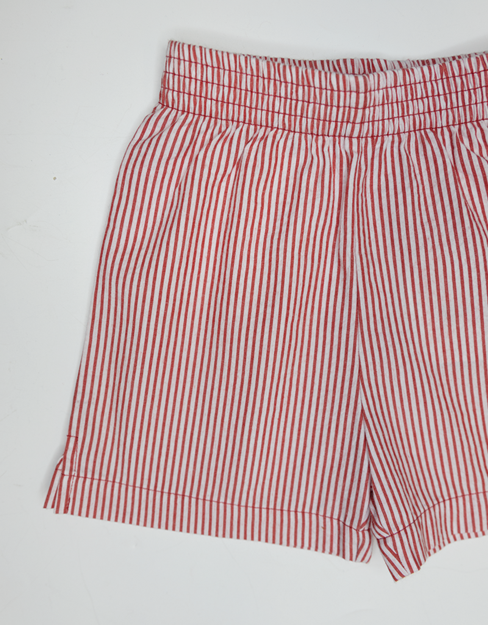 Luigi BASH006 Seersucker Short Red