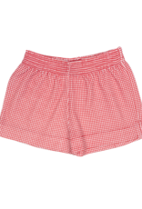 Luigi ISH097P Gingham Knit Short Red