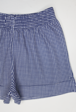 Luigi Gingham Knit Short Navy