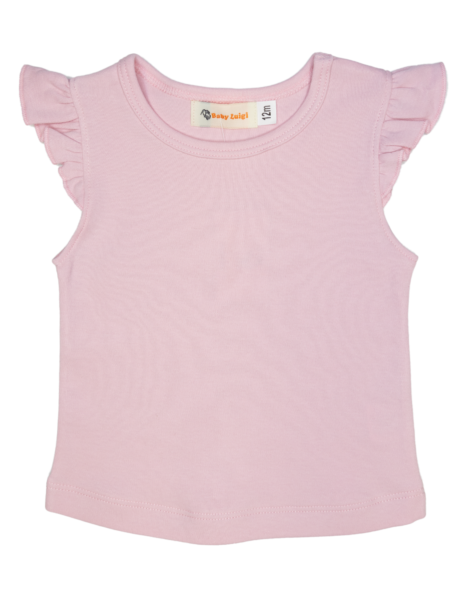 Luigi ITS229 Flutter Sleeve Shirt Pink