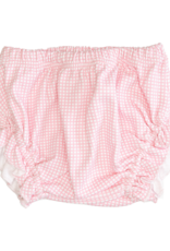 Luigi IDC001P Gingham Diaper Cover Pink