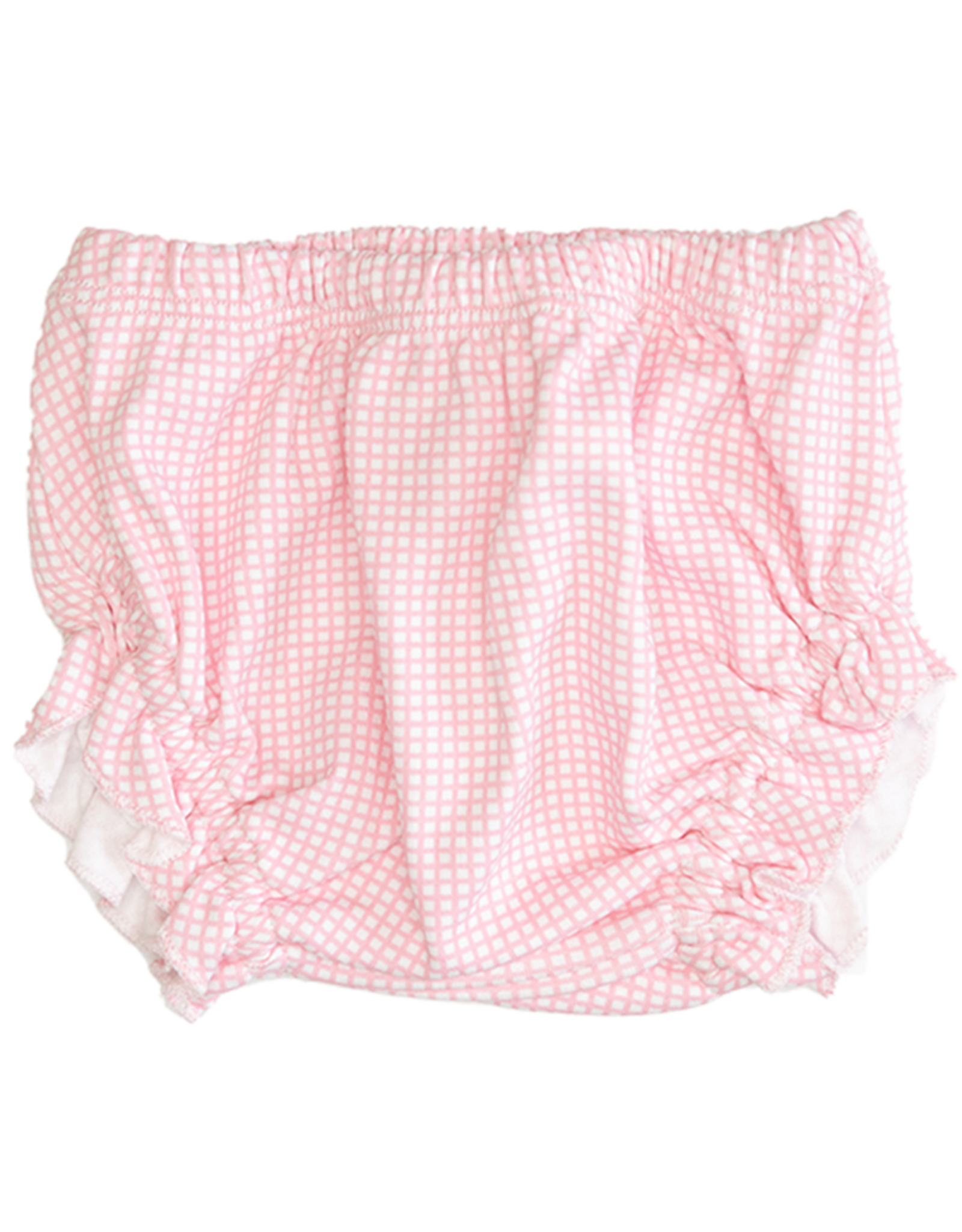 Luigi IDC001P Gingham Diaper Cover Pink