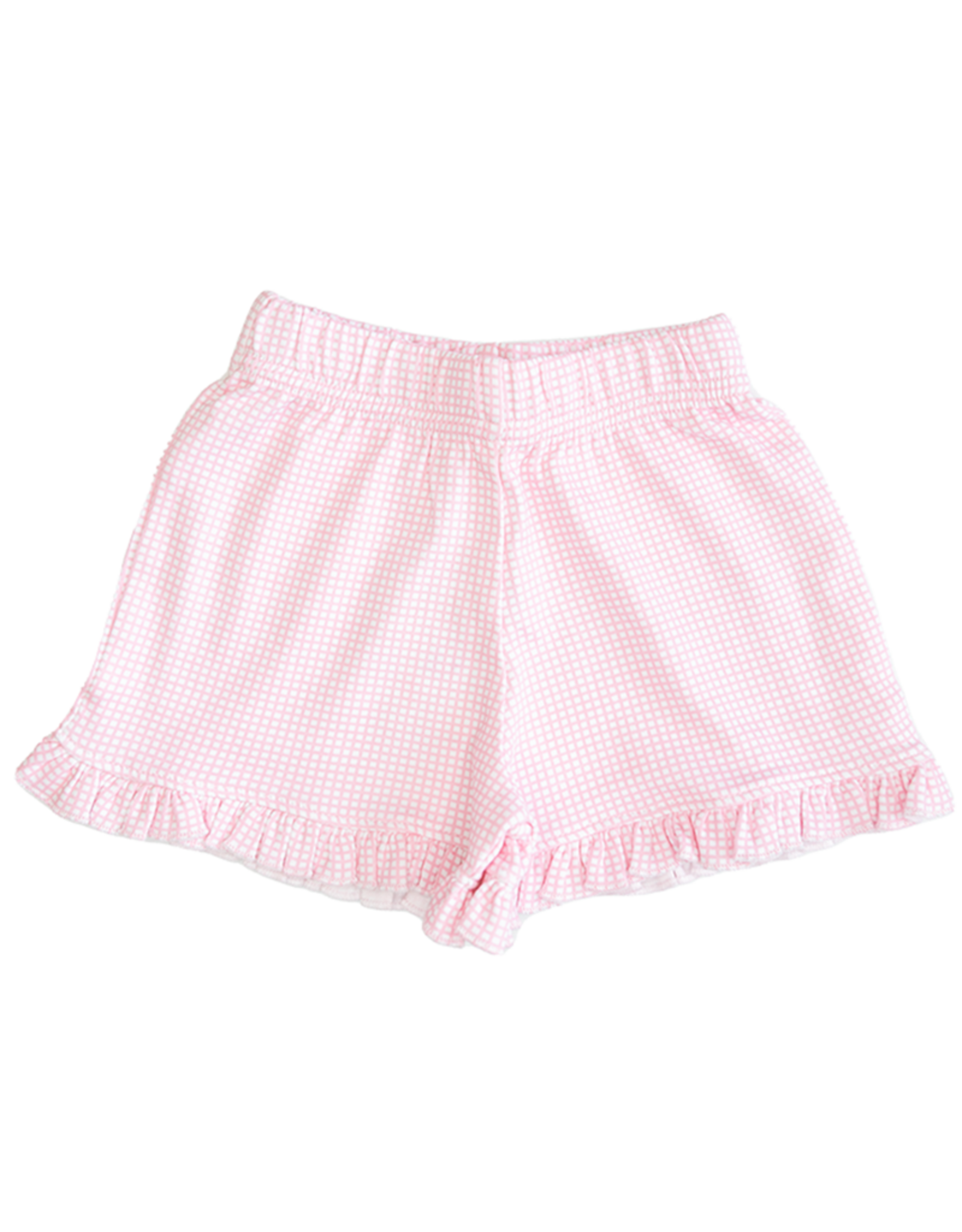 Luigi ISH007P Gingham Ruffle Short Pink