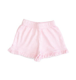Luigi Gingham Ruffle Short Pink