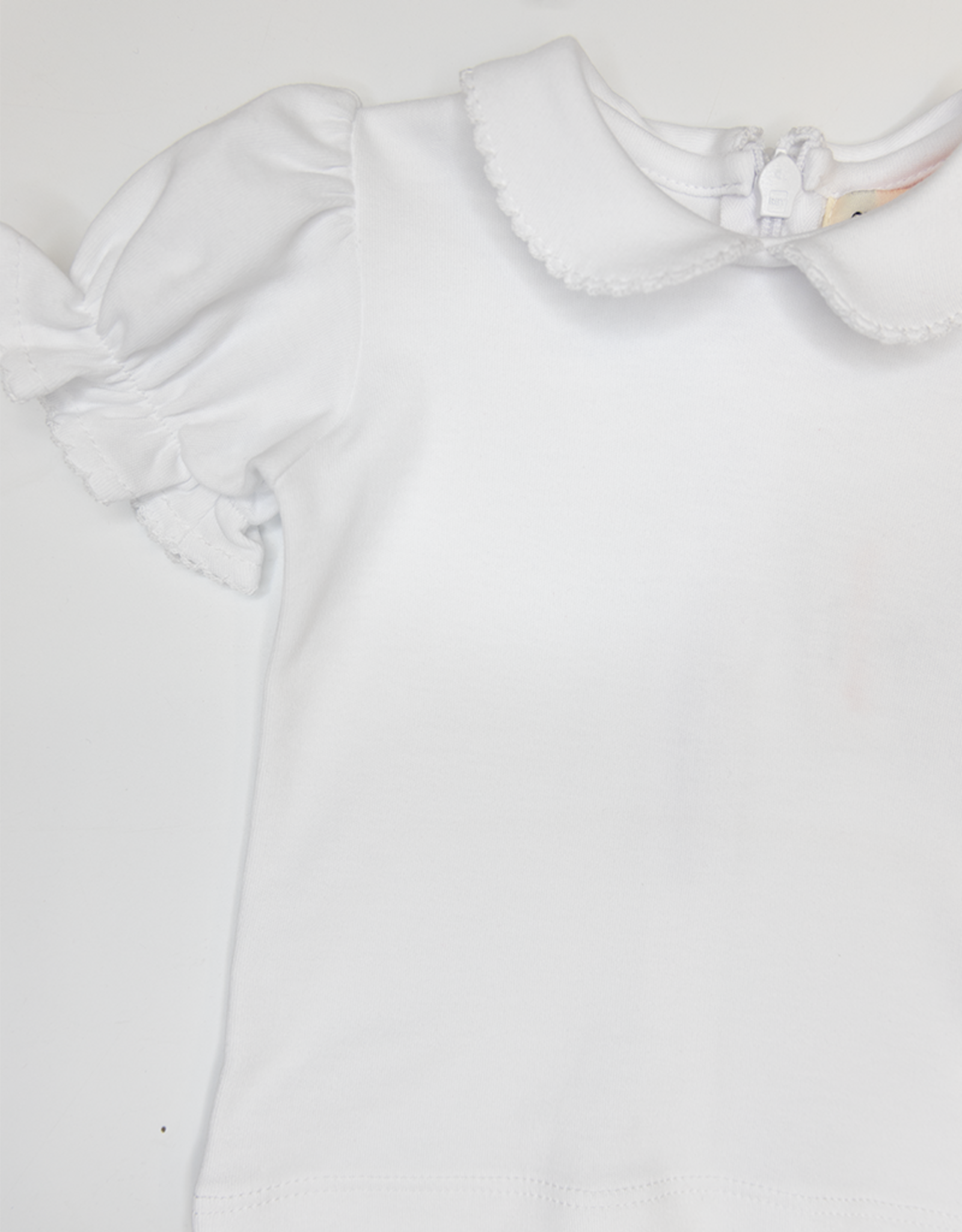 Luigi KB079 SS Blouse White/White