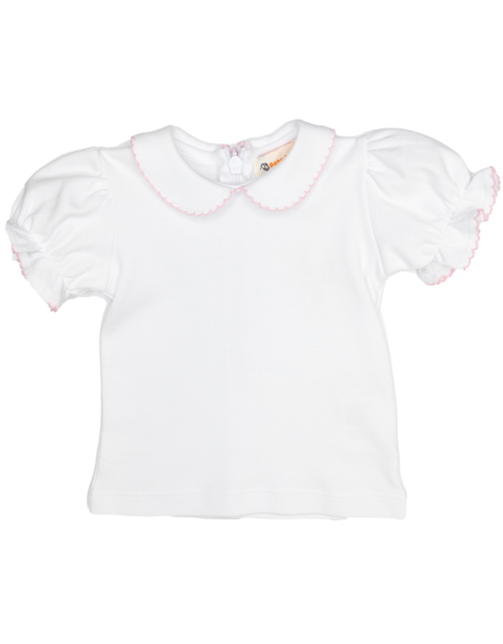 Luigi KB079 SS Blouse White/Pink