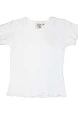 Luigi ITS008 Lettuce Edge Shirt White