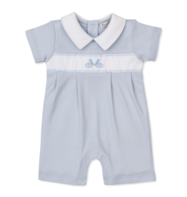 Kissy Kissy Springtime Bunny Fun Short Sleeve Playsuit Blue