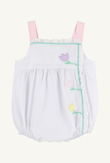 TBBC Bitsy Bubble Worth Ave White/ Palm Beach Pink/Flowers
