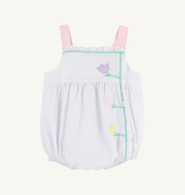 TBBC Bitsy Bubble Worth Ave White/ Palm Beach Pink/Flowers