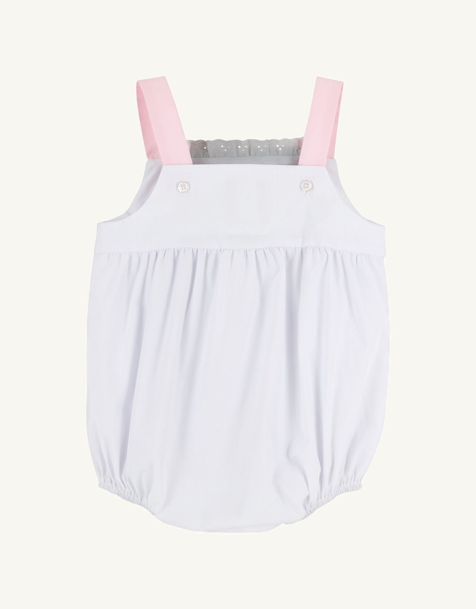 TBBC Bitsy Bubble Worth Ave White/ Palm Beach Pink/Flowers