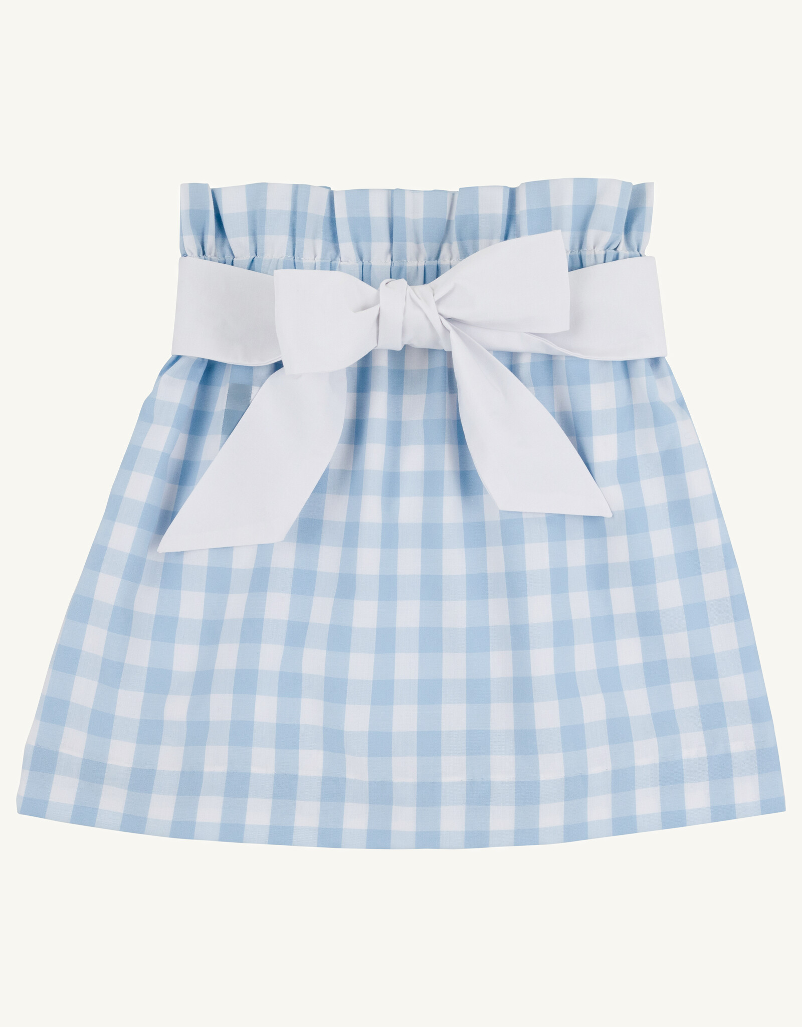 TBBC Beasley Bow Skirt Barrington Blue Check