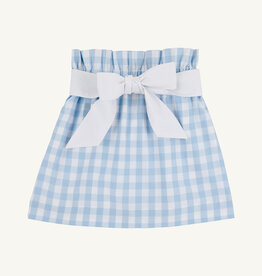 TBBC Beasley Bow Skirt Barrington Blue Check