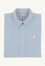 TBBC Dean List Dress Shirt Barrington Blue Tally Ticking