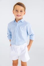 TBBC Dean List Dress Shirt Barrington Blue Tally Ticking