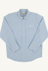 TBBC Dean List Dress Shirt Barrington Blue Tally Ticking
