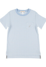 TBBC Carter Crewneck w/pocket Beale Street Blue Stripe