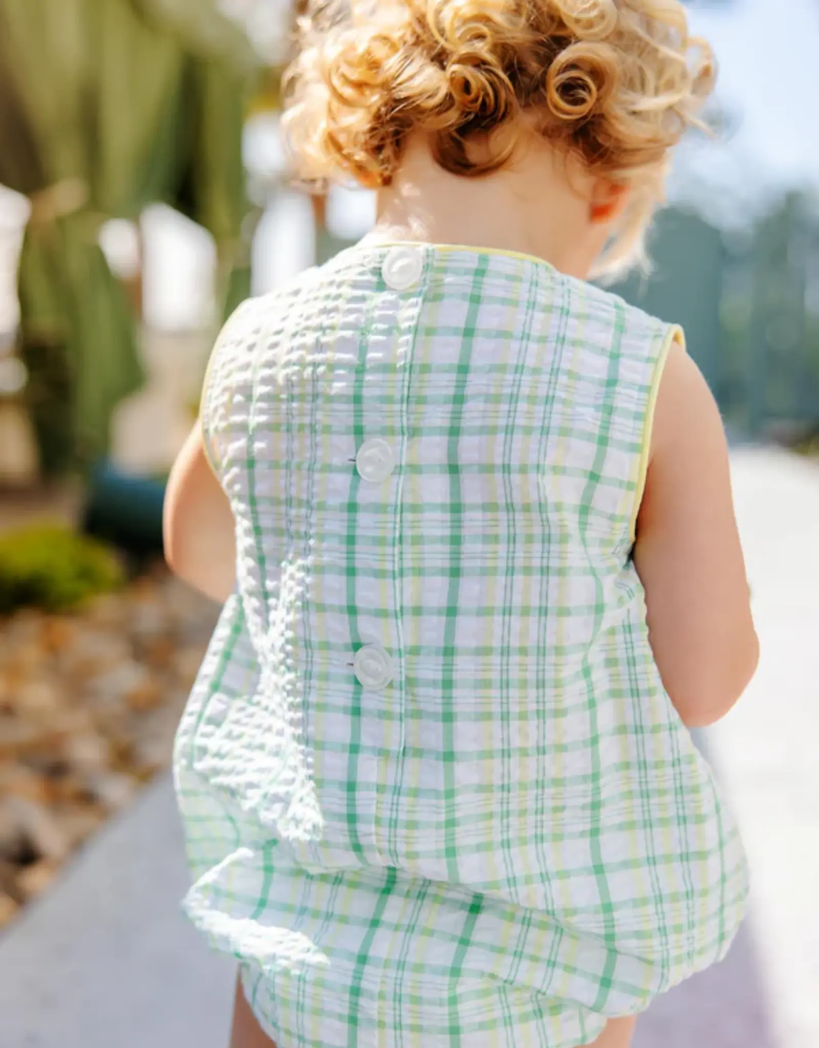 TBBC Benjamin Bubble Gibson island Green/Yellow Seersucker