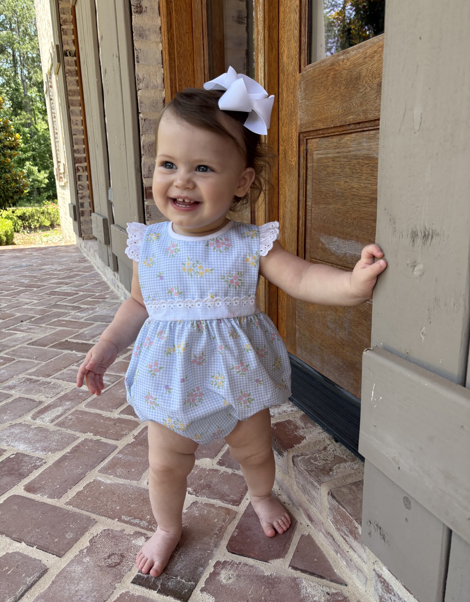 Lullaby Set Pinafore Bubble Springtime Blooms