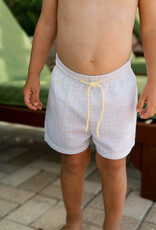 Lullaby Set Barnes Bathing Suit Cornflower Check