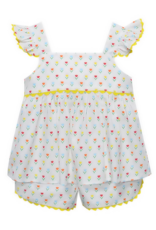 Baby Sen Clementine Bloomer Set Tiny Tulips