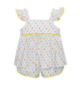 Baby Sen Clementine Bloomer Set Tiny Tulips