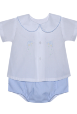 Baby Sen Avery Cars Diaper Set Blue