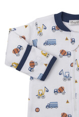 Kissy Kissy Construction Roadwork Zip Footie