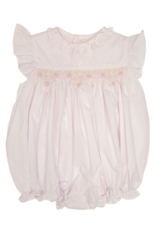 Petit Ami 5208 Pink Smocked Bubble